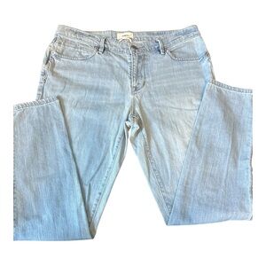 Lou & Gray Women Slouchy Skinny Light Blue Denim Jeans Size 28